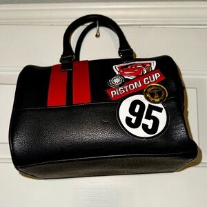 Disney Pixar Loungefly Cars Piston Cup Patches Bag (Missing Crossbody Strap)